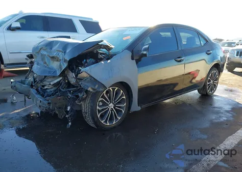 2014 Toyota Corolla S Plus from USA, damaged, VIN 5YFBURHE9EP123682
